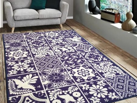 Nature Bloom Design Anti-Slip Nylon Area Rug | 3 x 5 ft Discount