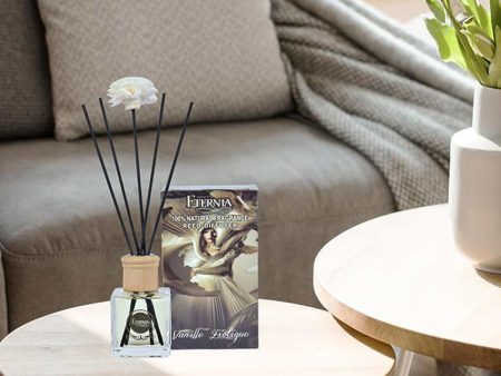 Elegant Aroma Vanilla Reed Diffuser With Ten Sticks | 4 x 2 x 4 inches Online Sale