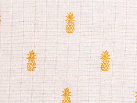 Cozy Pineapple Organic Muslin Blanket | 27 x 27 inches Supply