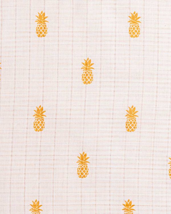 Cozy Pineapple Organic Muslin Blanket | 27 x 27 inches Supply