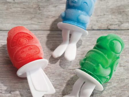 Zoku Bunny Red Mold Base Blue Ice Pop Maker | 3 x 3 x 4 inches Fashion