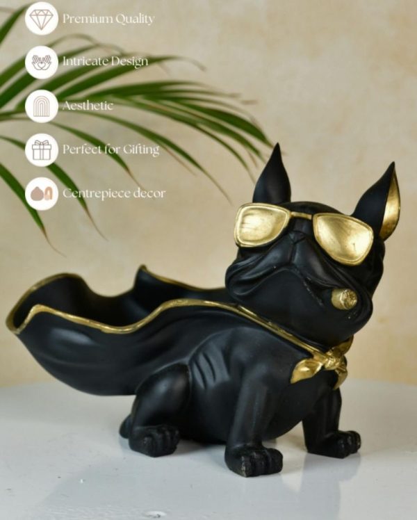 Majestic Resin Caped Dog Showpiece | 10 x 4 x 7 inches Online