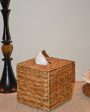 Chic Beige Water Hyacinth Boutique Tissue Box | 5 x 6 inches Sale