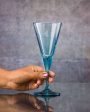 V-Line Cocktail Stem Glasses | Set of 2 | 3 x 8 inches | 200ml For Discount