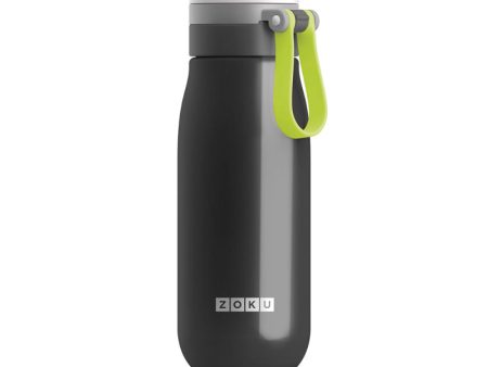 Zoku Ultralight Stainless Steel Water Bottle | Black Color | 3 x 8 inches Online Hot Sale