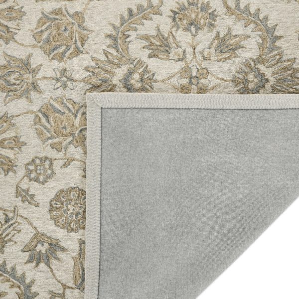 Classic Design Ivory Shade Wool Area Rug | 10 x 8 Feet Online now