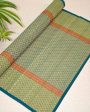 Stylish Blue & Green Madurkathi Floor Mat | 60 x 24 inches Online