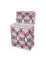 Lattice Print Design Multicolor Laundry Basket | 19 x 11 x 22 inches | 10L Hot on Sale