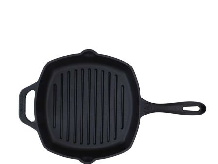 Square Cast Iron Grill Pan Non-GMO Flaxseed Oil | Safe For All Cooktops | 11 x 17 inches Sale