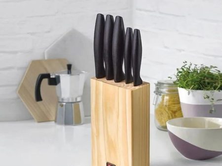 Zoku Urban Knife Block | Set of 5 | 5 x 4 x 14 inches Fashion