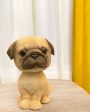 Bobble Head Pug Polyresin Figurine | 6 x 6 x 8 inches Online Hot Sale