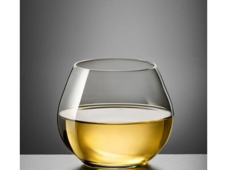 Bohemia Amoroso Stemless Clear Crystal Wine Glasses Lead Free Glassware | 3 x 4 inches | 340ml Online Sale