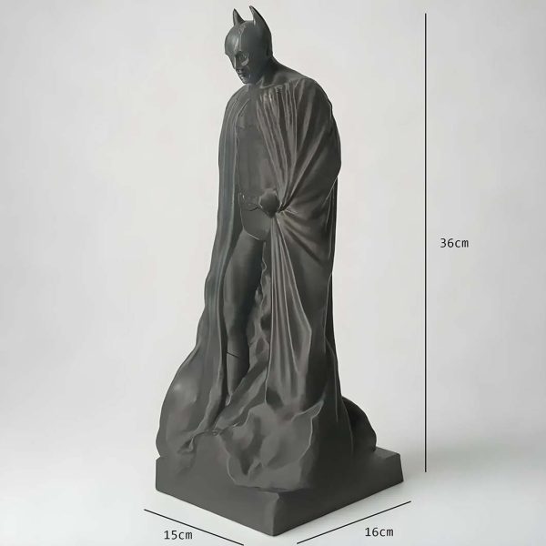 Iconic Batman Memorial Black Statue Showpiece | 6 x 6 x 14 inches Online now