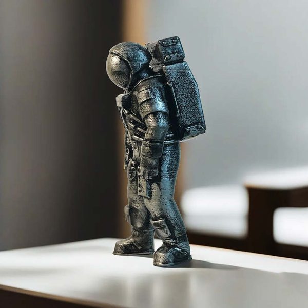 Astronaut Silver Statue Decorative Showpiece | 4 x 4 x 8 inches For Cheap