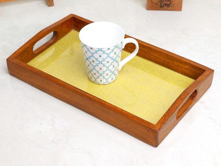 Wood Artisan Handcrafted Serving Tray | 14 x 8 inches Online now