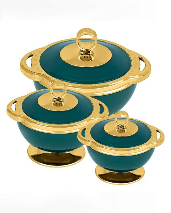 Sleek Design Milano-Emerald Casseroles | Set of 3 For Cheap