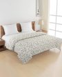 Modern Veda Floral Cotton Double Bed Size Quilt | 100 x 90 inches Sale