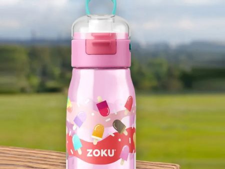 Zoku Ramiez Kids Flip Gulp Bottle | 3 x 3 x 7 inches For Sale