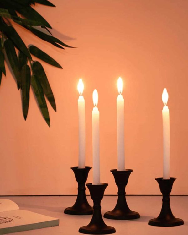 Charming Mini Aluminium Candle Stands | Set of 4 | 3 x 3 inches Online