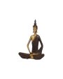 Golden Brown Meditating Buddha Showpiece | 3 x 6 x 7 inches Online now