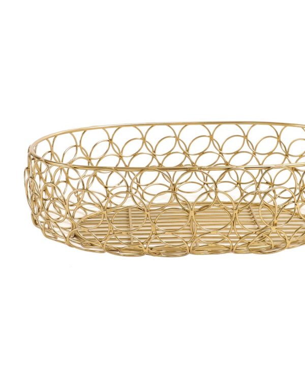 Meza Basket Small Size In Copper on Sale