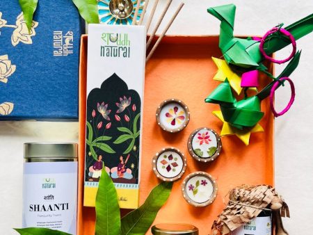 Festive Gift Box I Soy Wax Diya  I Diwali Hamper I Pack of 7 For Cheap