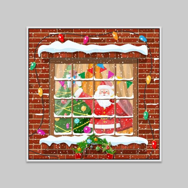 Christmas Themed Holiday Decor Canvas Wall Painting Hot on Sale