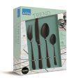 Amefa Austin Black Stainless Steel Cutlery Set | Pack Of 24 Discount