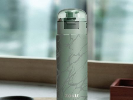 Zoku Vacuum Insulated Sports Bottle | Green Color Hot on Sale