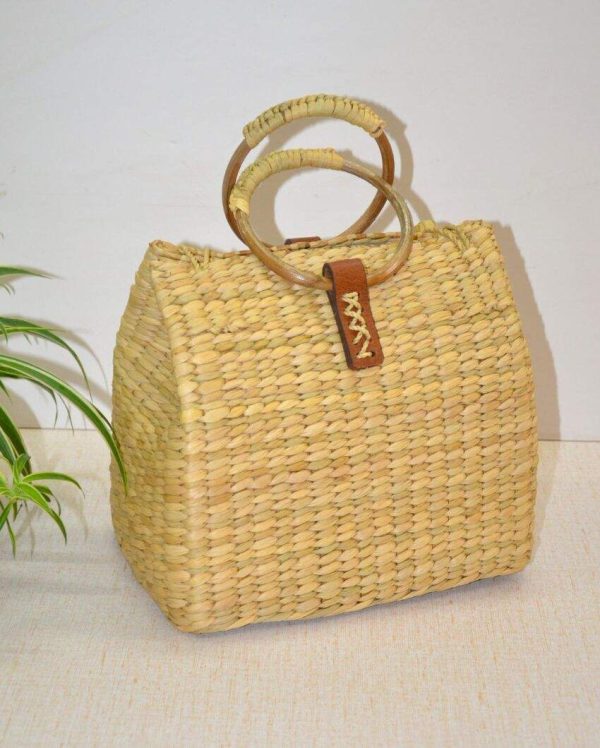 Charming Beige Kauna Picnic Basket | 10 x 7 inches For Discount