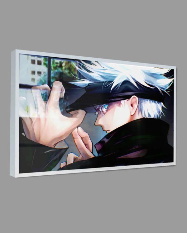 Stuning Gojo from Jujutsu Kaisen Canvas Wall Painting Sale