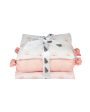 Colorful Rainbow Mini Crib Cot Set | Pack of 4 | 27 x 27 inches Fashion