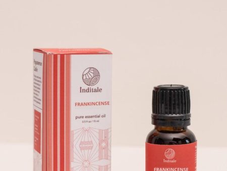 Inditale Frankincense Essential Oil (15ml) | Natural Sacred Aroma for Meditation and Yoga Online now