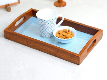 Warm Wooden Charm Artisan-Made Serving Tray | 14 x 8 inches Supply