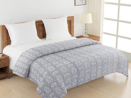 Printed Ananda Cotton Double Bed Size Quilt | 100 x 90 inches Cheap