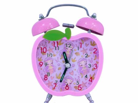 Apple Shaped Pink Alarm Table Clock | 5 x 2 inches Sale