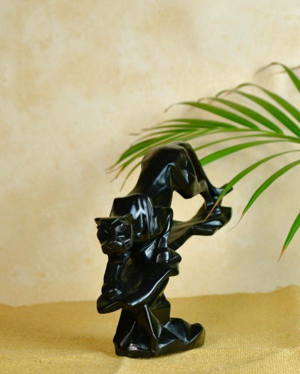 Elegant Resin Panther Statue | 9 x 2 x 8 inches Sale