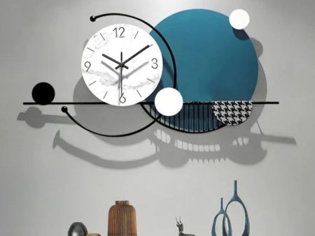 Multicolor Metal Wall Clock | 36 x 3 x 18  inches For Cheap