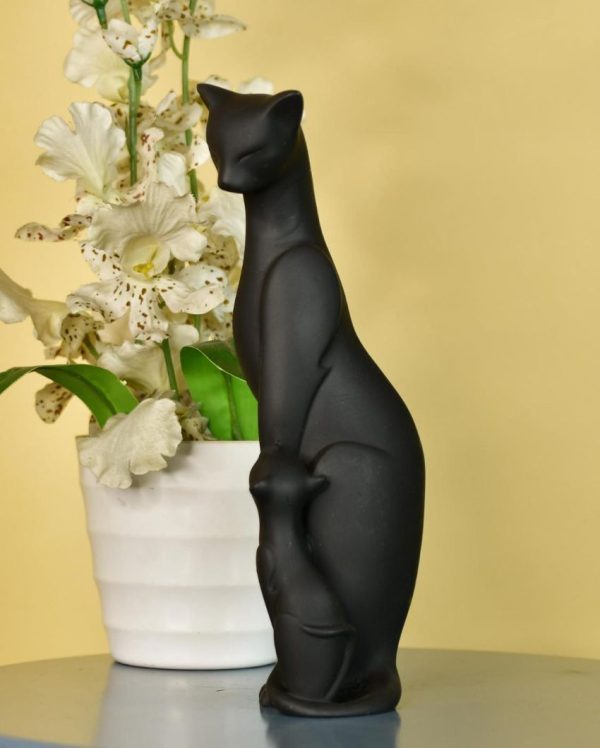 Lovely Resin Cat & Mom Showpiece | 7 x 4 x 5 inches Cheap