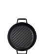 Grill Skillet Pan Double Handle | Safe For All Cooktops | 10 x 13 x 2 inches Discount