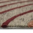 Beautiful Brown Shade Hand-Tufted Wool Round Area Rug Online