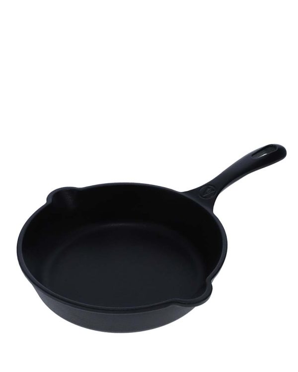 Small Cast Iron Skillet Pan Non-GMO Flaxseed Oil | Safe For All Cooktops | 13 x 8 inches Hot on Sale