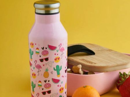 Pure Kids Emojis Printed Water Bottle | 600 ML Fashion