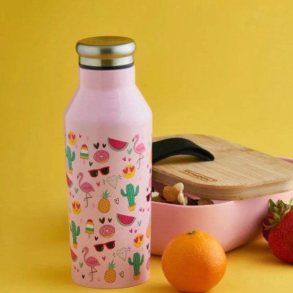 Pure Kids Emojis Printed Water Bottle | 600 ML Fashion