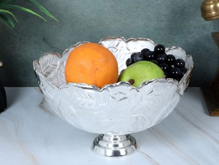 Hammered Silver Colored Fruit Bowl | 5 x 3 inches | 500ml Cheap