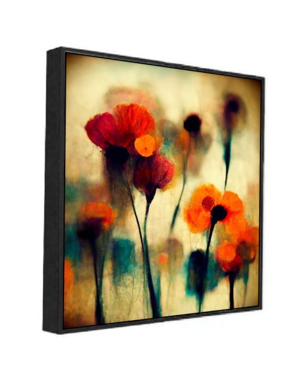 Abstract Modern Floral Canvas Wall Painting Supply