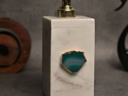 Agate Refillable Marble Soap Dispenser For Bathroom | Multiple Colors | 3 x 3 x 6 inches Online