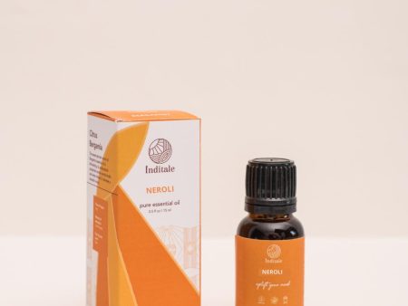 Inditale Neroli Essential Oil (15ml) | Luxurious Citrus-Floral Calm for Relaxation & Elegance For Cheap