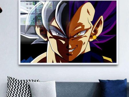 Goku Face Dragon Ball Z Canvas Wall Painting For Discount