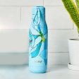 Zoku Stainless Steel Vaccum Insulated Blue Sky Lily Floral Water Bottle | 3 x 3 x 11 inches Cheap